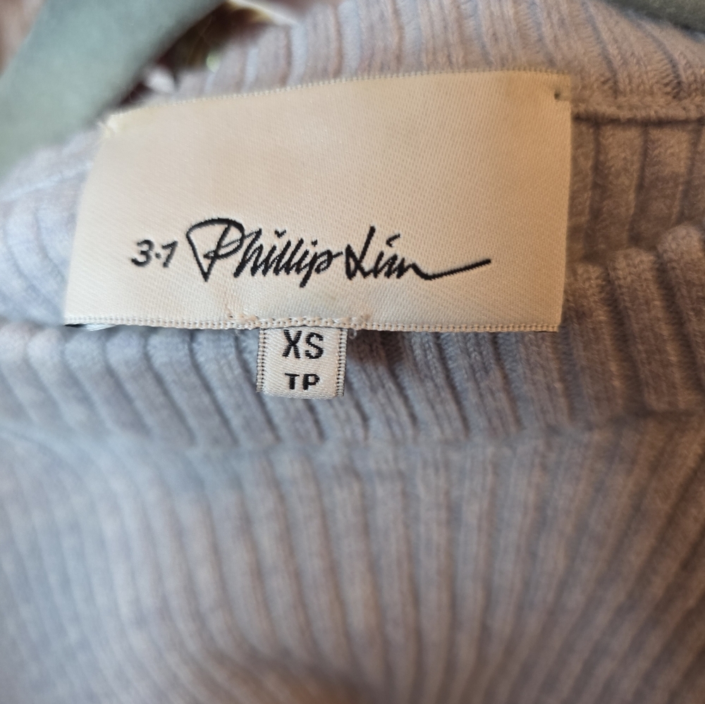 3.1 Phillip Lim Gray Crew Neck Sweater Size XS - Picture 2 of 3